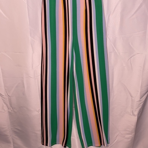 Bar III Striped Surplice-Neck Jumpsuit - Picture 5 of 9